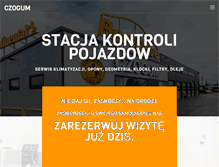 Tablet Screenshot of czogum-opony.pl